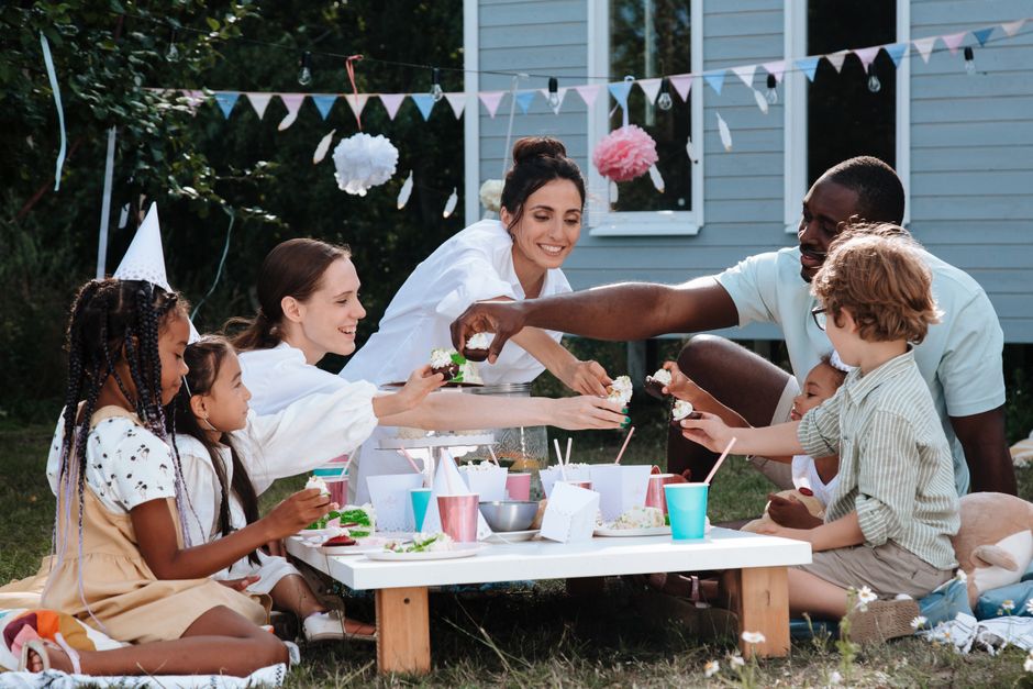 Backyard Picnic Party around a comfort-watch pick — entertainment · Party Ideas