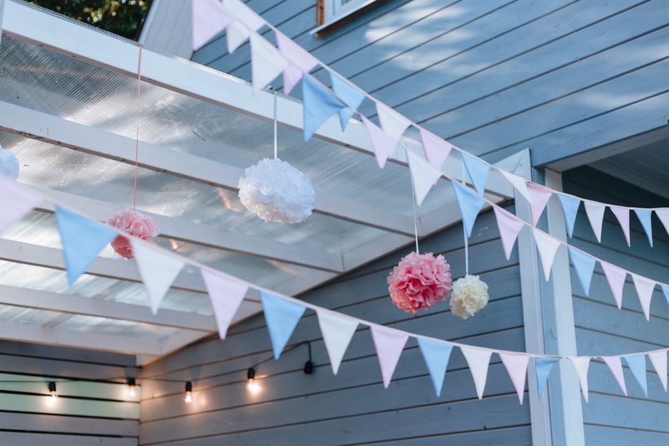 Fabric Banner using thrifted fabric — diy-creativity · Handmade Decor