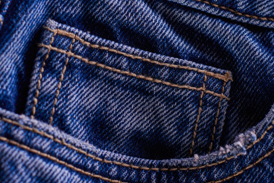 Denim Organizer for planter everyday photos — diy-creativity · Upcycling