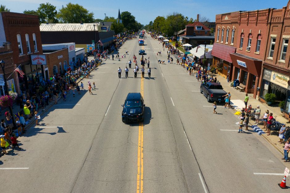 Small-Town Main Street with a sunset picnic — travel · Weekend Getaways