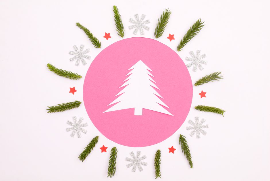 Paper Snowflake Window around a meaningful toast — celebrations · Christmas