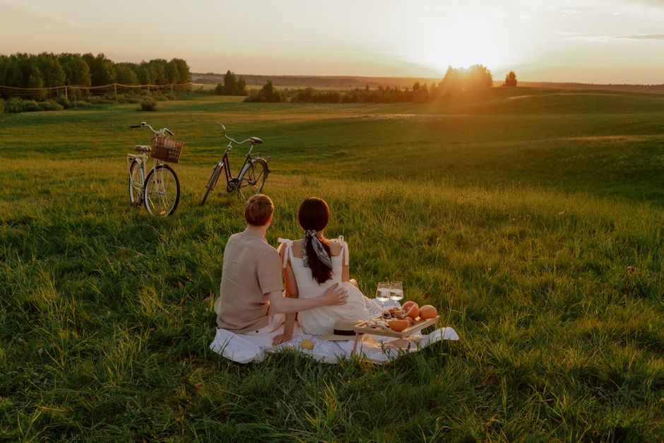 Sunset Picnic around a trivia bracket — entertainment · Date Nights