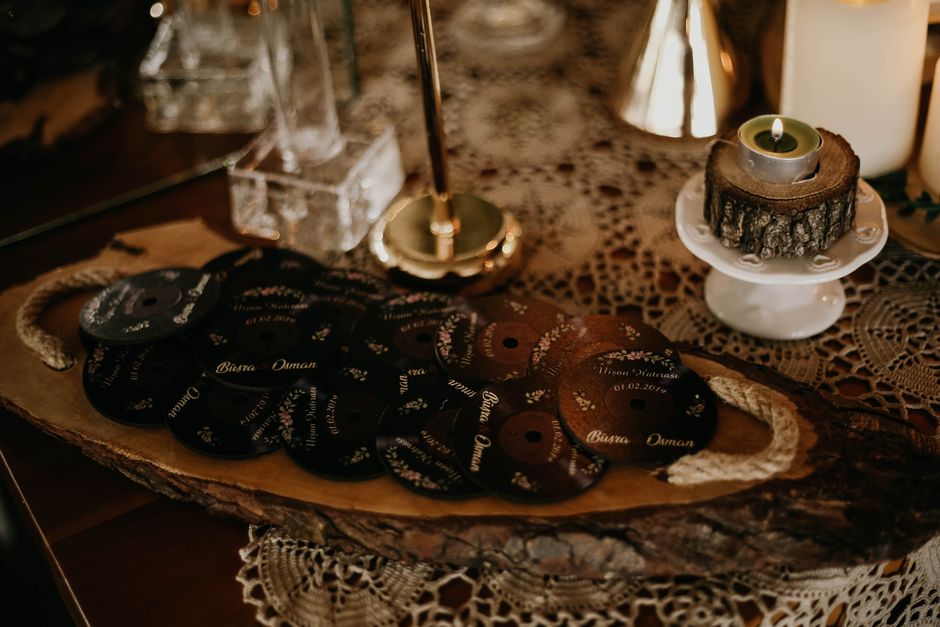 Escort-Card Display with a candlelit welcome — celebrations · Weddings