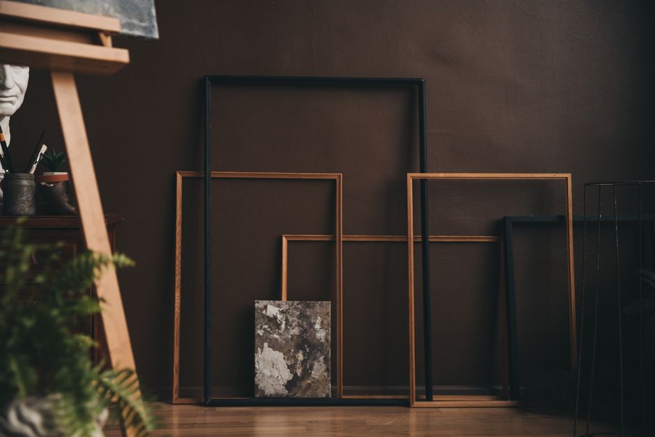 Upcycled Frame using a simple measuring trick — home · DIY