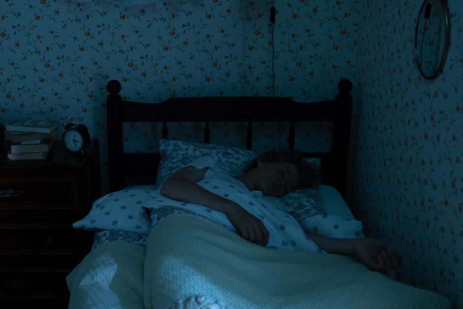 Bedtime Alarm with a gentle stretch — wellness · Healthy Habits