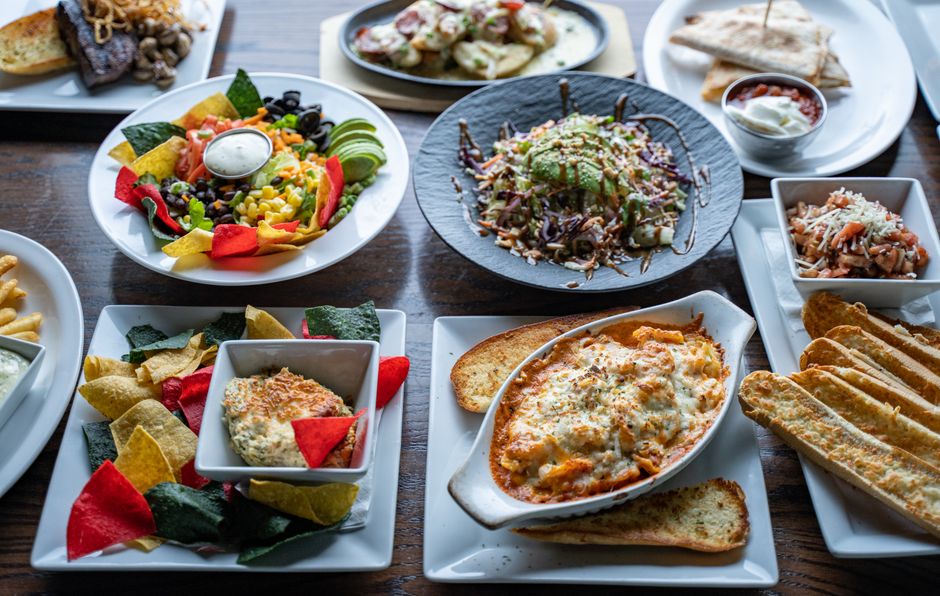Pasta Night Spread for especially memorable table — food · Food & Hosting