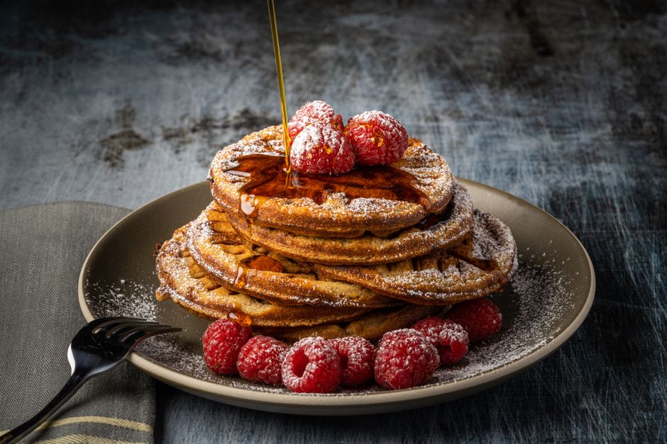 Lemon Ricotta Waffles for combinations midday meals — food · Breakfast & Brunch