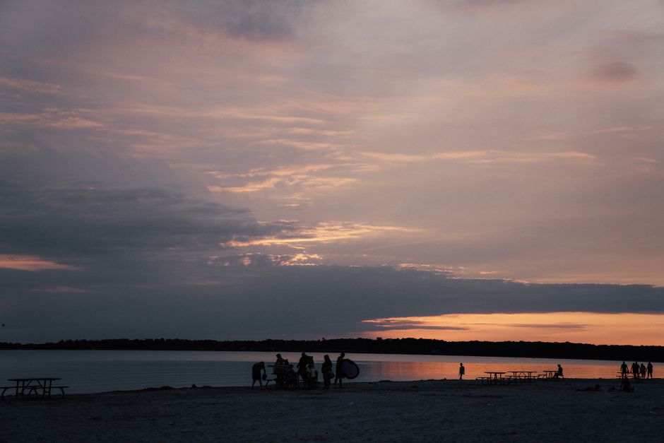 Sunset Picnic around a conversation starter — entertainment · Date Nights