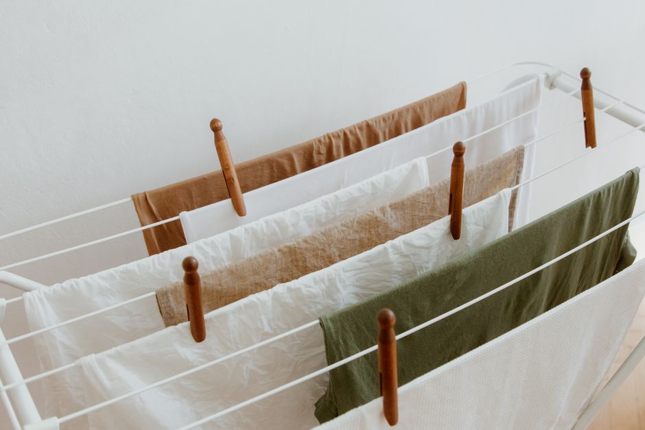 Painted Peg Rail using scrap material — home · DIY