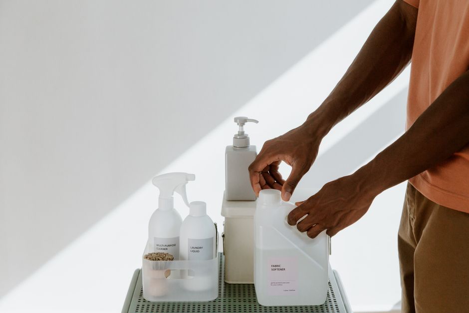 Cleaning Caddy with a useful styling trick — home · Organization