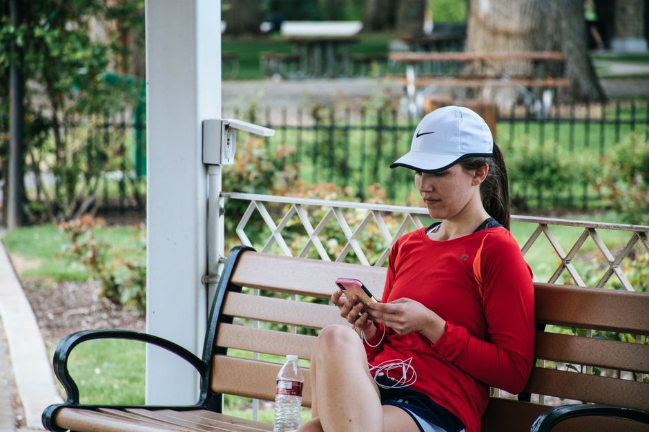 Phone Parking for a desk-bound afternoon — wellness · Evening Routines