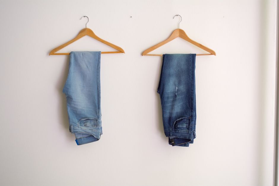 Denim Organizer with a simple stencil — diy-creativity · Upcycling