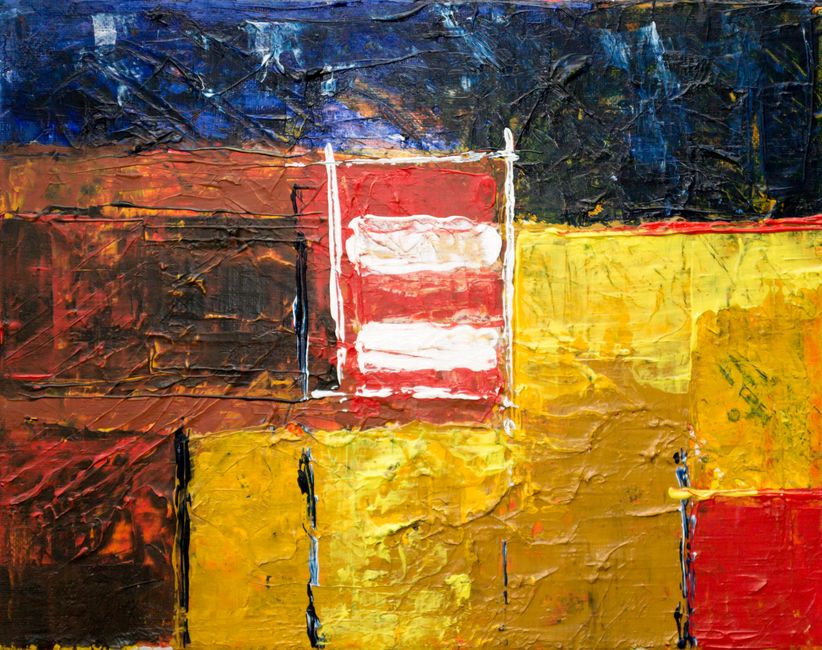 30 Acrylic Abstract Blocks ideas