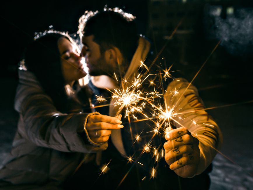 photo-moment new year's for a late-afternoon gathering — celebrations · New Year's