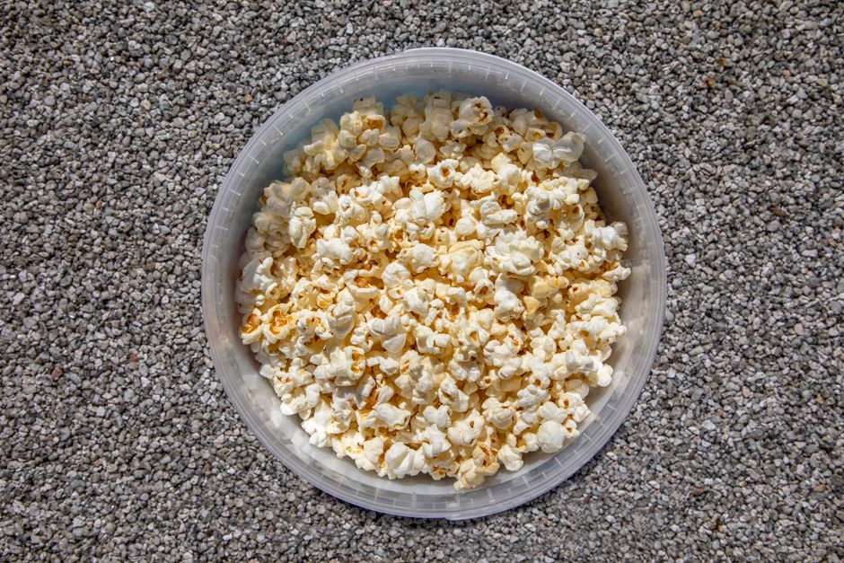 Parmesan Popcorn for a late-night nibble — food · Snacks