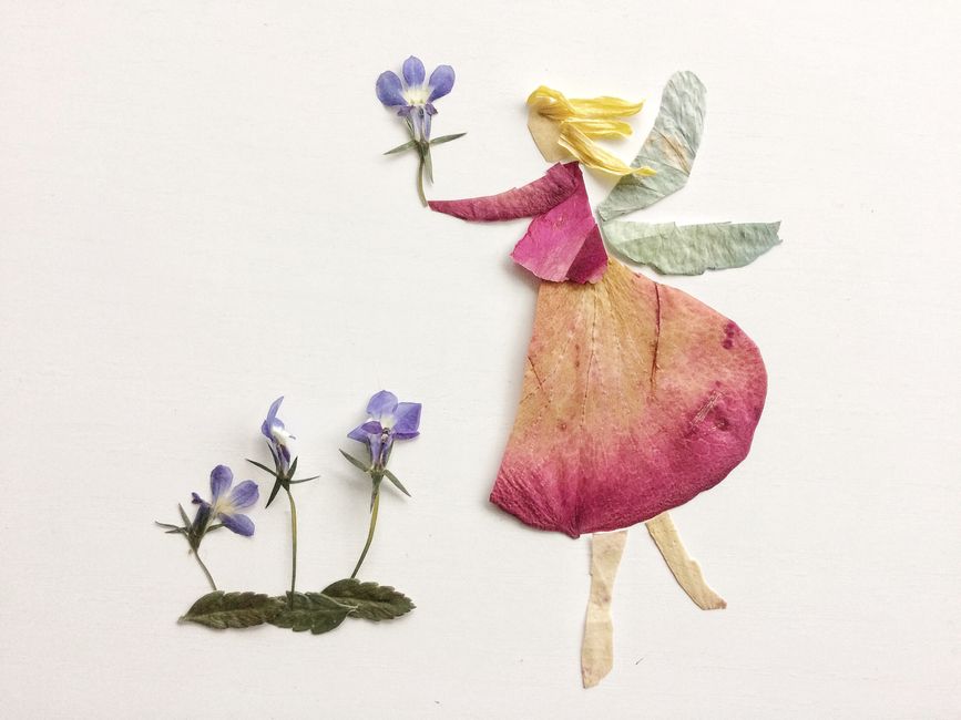 Pressed-Flower Frame for blank journal page 2 — diy-creativity · Crafts