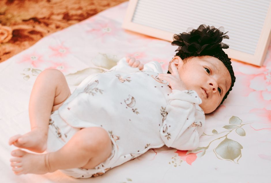 Onesie Decorating Station for a backyard table — celebrations · Baby Showers
