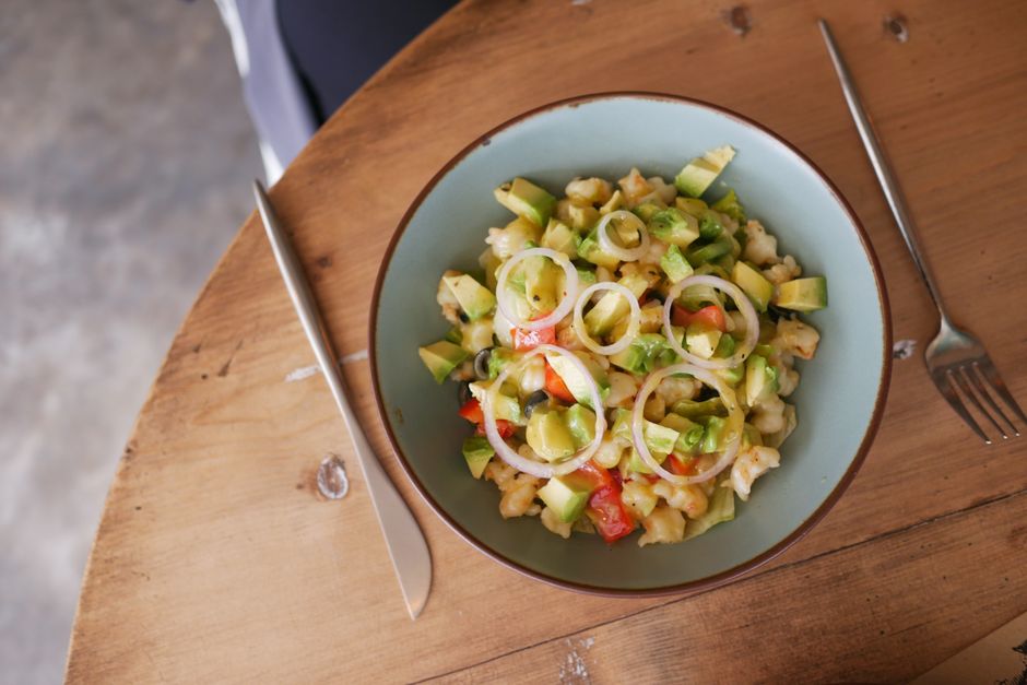 Avocado Bean Salad for pack neatly work — food · Lunch Ideas