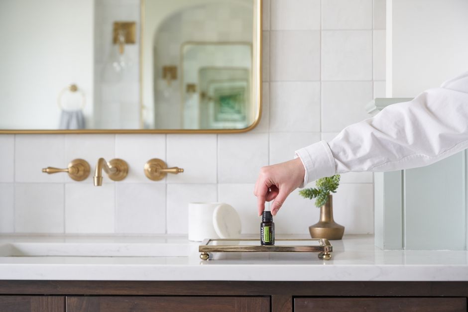 Countertop Tray for hiding appliance clutter 4 — home · Kitchens