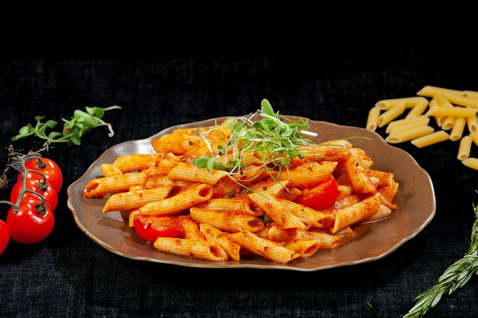 Roasted Tomato Pasta with a sheet-pan finish — food · Recipes