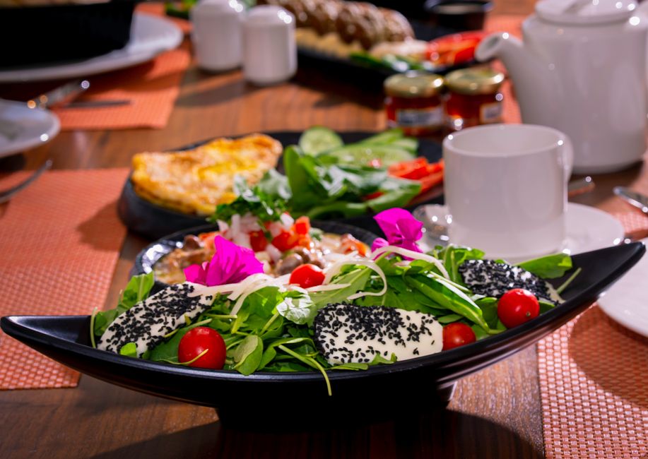 Spinach Feta Frittata with herb cream cheese — food · Breakfast & Brunch