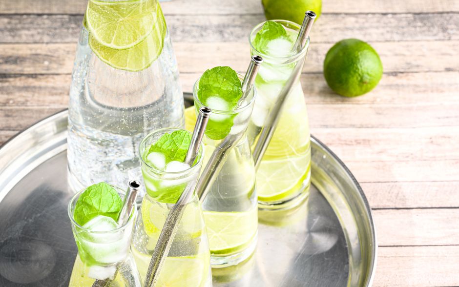 Ginger Lime Fizz for spritz refreshing reset — food · Drinks