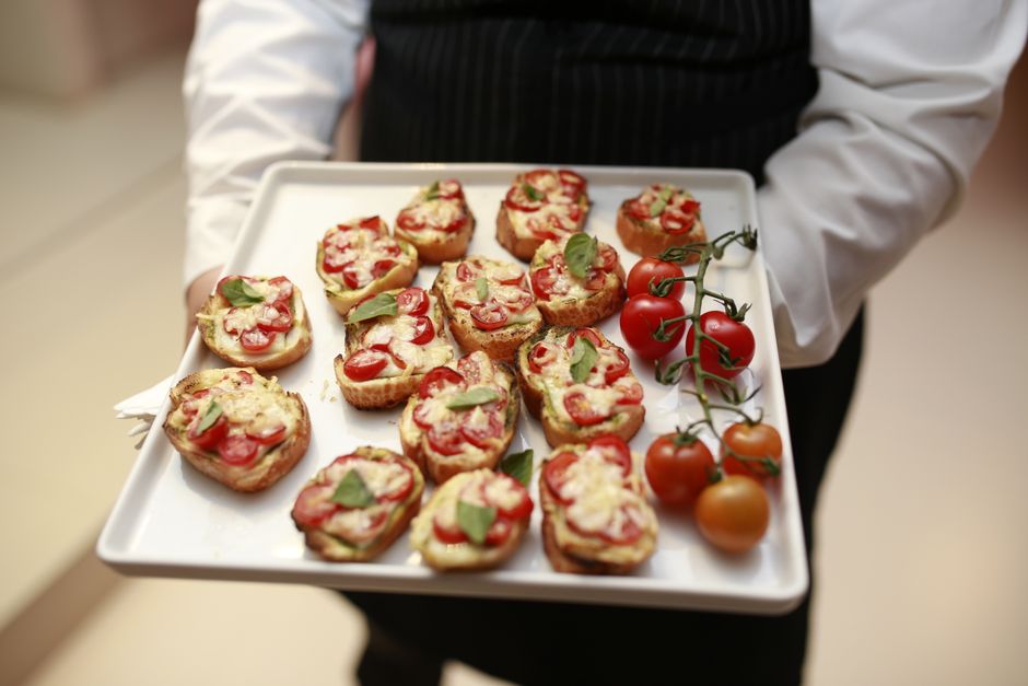 Tomato Basil Toast with avocado crema — food · Lunch Ideas