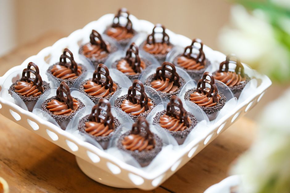 Chocolate Babka Bites with toasted pecans — food · Baking
