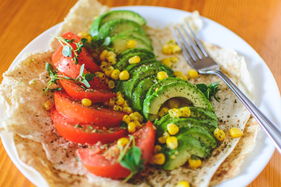 Avocado Bean Salad with sesame-lime sauce — food · Lunch Ideas