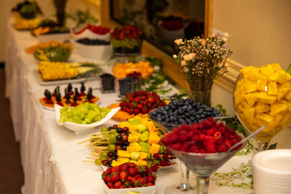 Fresh Fruit Dessert Table — family style pasta with a dessert finale — food · Food & Hosting