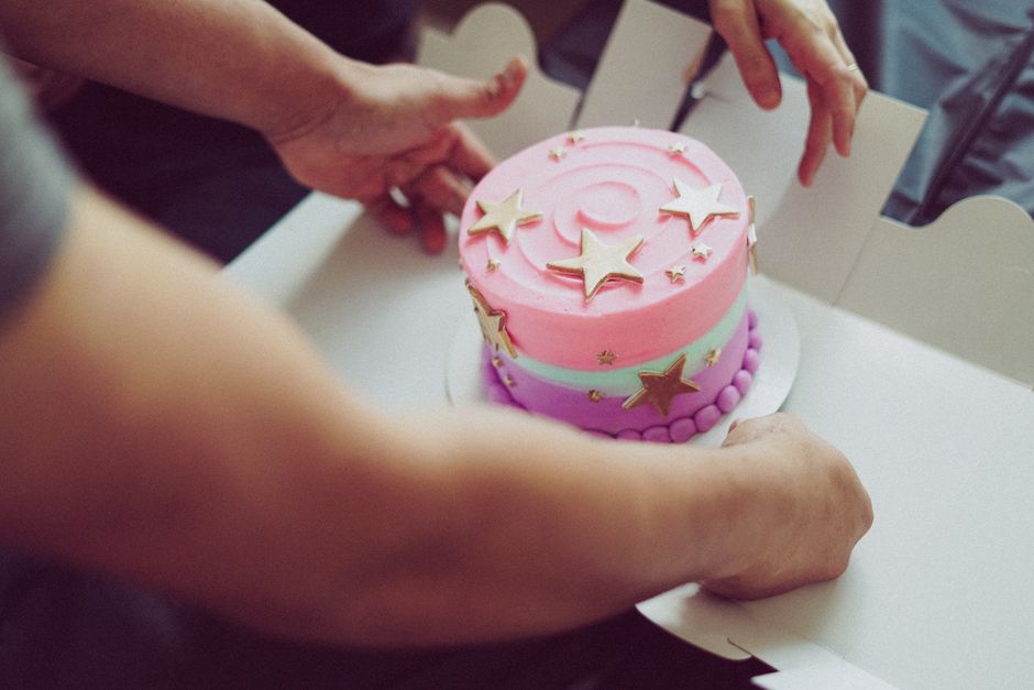 Cake Decorating Station around a statement cake — celebrations · Birthdays