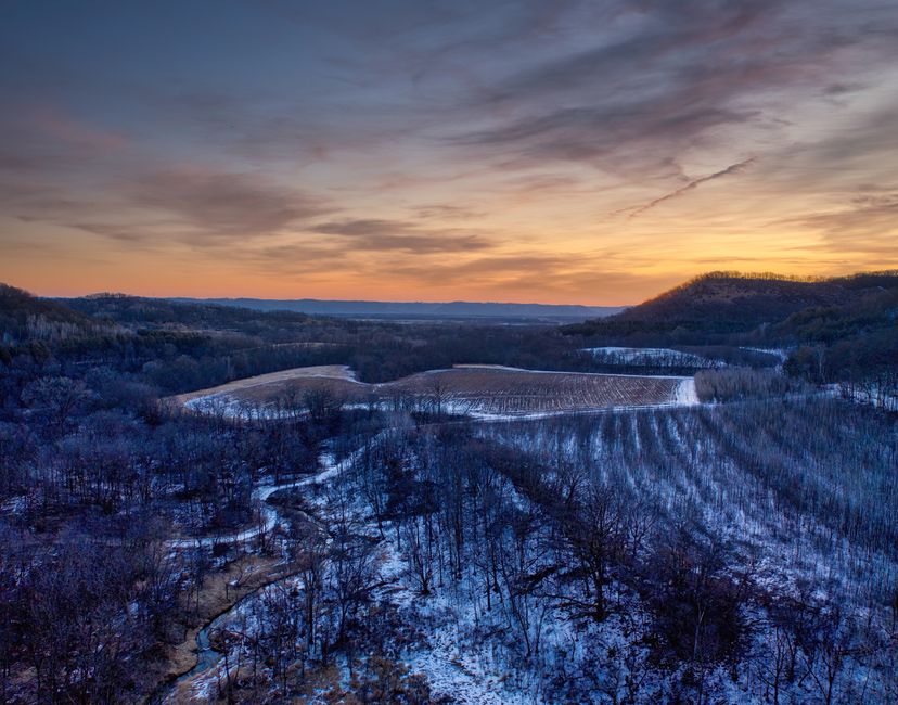 Sunset Overlook around a local breakfast stop — travel · Couples Travel