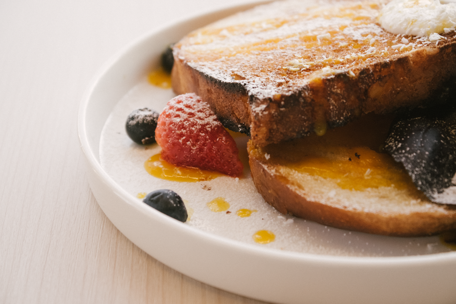 Cinnamon French Toast with whipped cottage cheese — food · Breakfast & Brunch