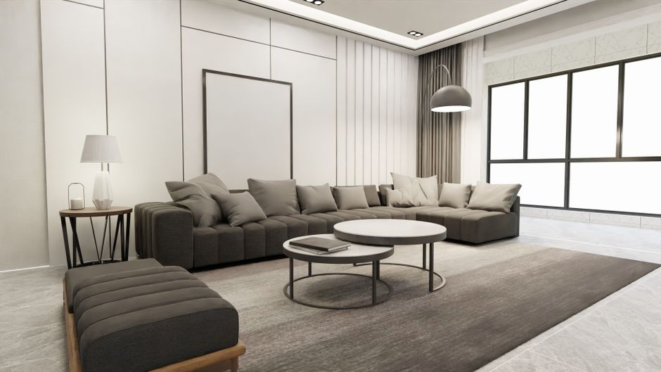Floor Lamp with hidden everyday storage — home · Living Rooms
