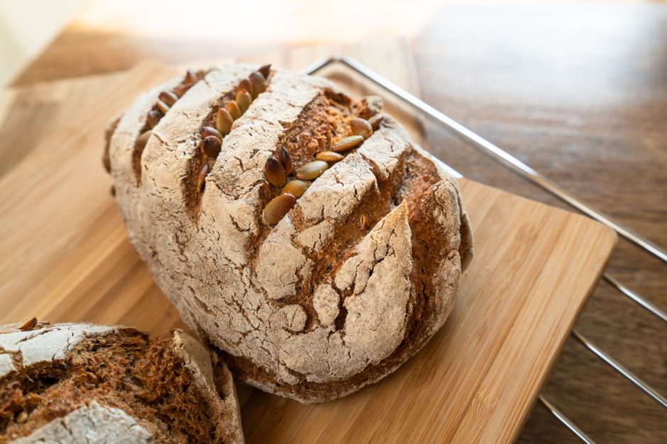 Pumpkin Bread with toasted pecans — food · Baking
