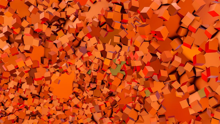 Geometric Color Field for rescuing old materials — diy-creativity · Art & Painting