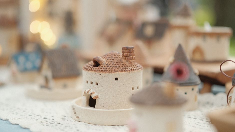 Mantel Village for a late-afternoon gathering — celebrations · Christmas