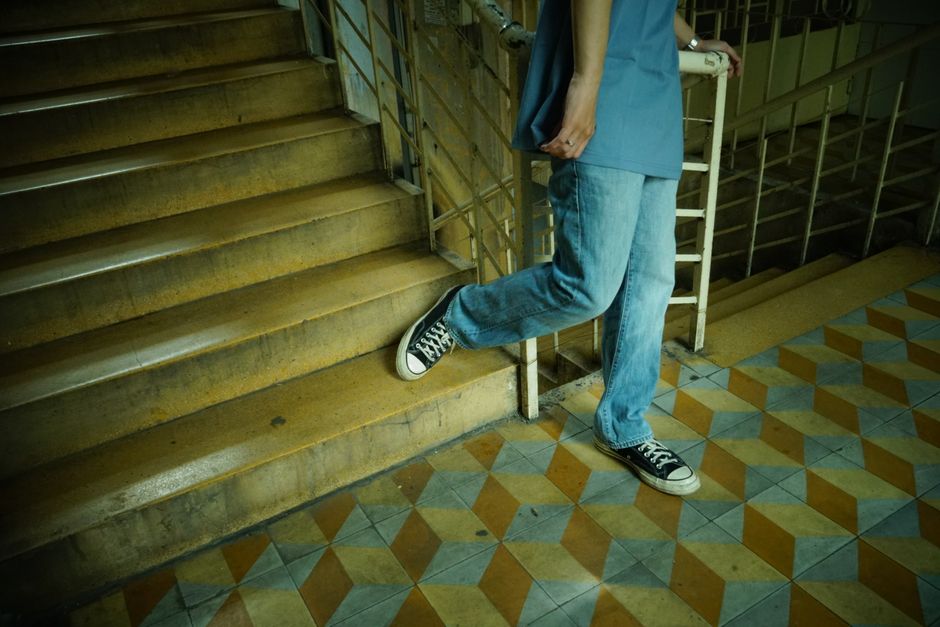 Stair Session during a five-minute pause — wellness · Fitness
