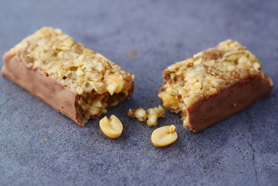 Peanut Butter Energy Bites with cinnamon honey — food · Snacks