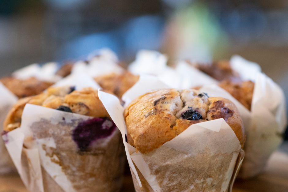 Blueberry Muffins — sourdough focaccia lazy for a make-ahead freezer batch — food · Baking