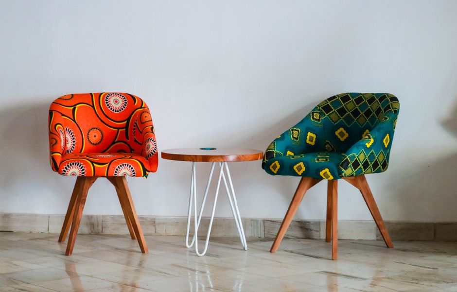 Accent Chair with a gallery-style arrangement — home · Living Rooms