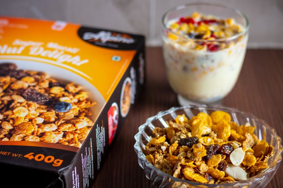 Peach Almond Granola for brunch made share — food · Breakfast & Brunch