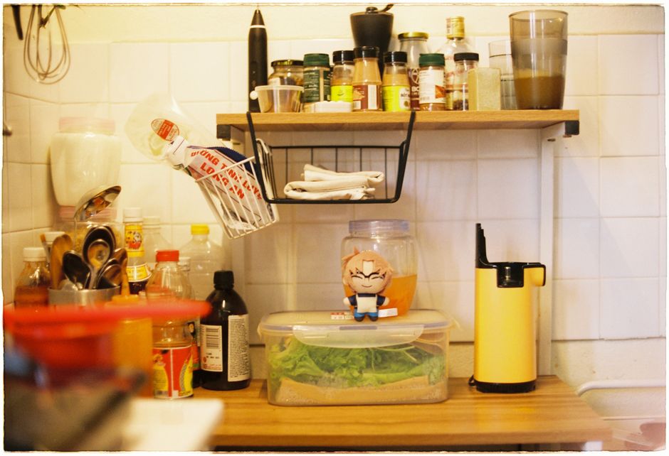 Spice Rack with a quiet hotel-like touch — home · Kitchens