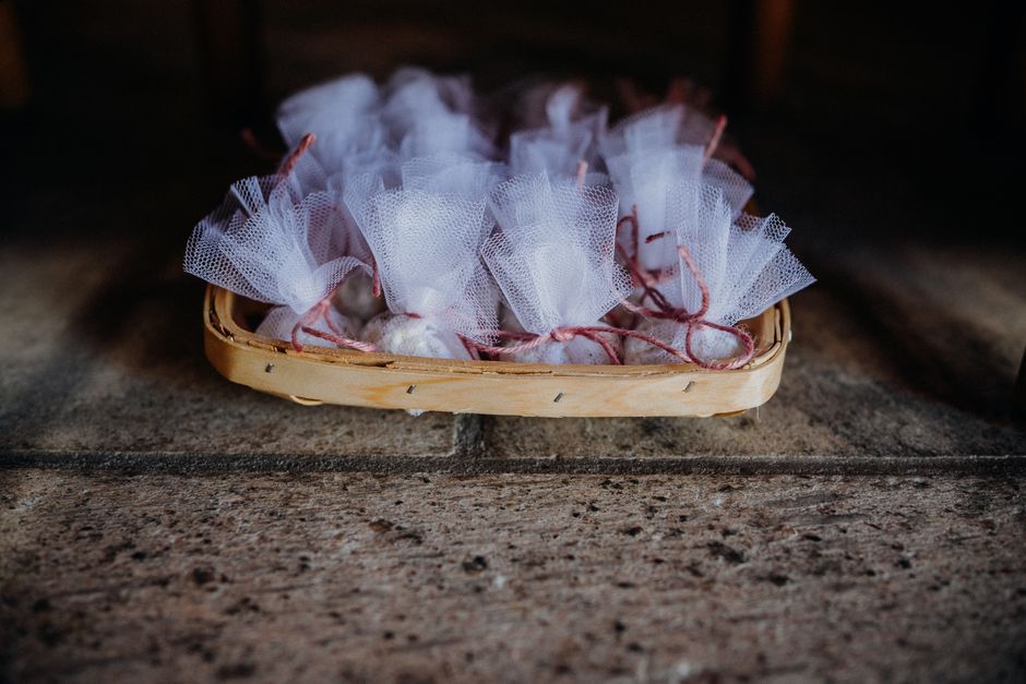 Party Favor Basket around a shared activity — celebrations · Parties