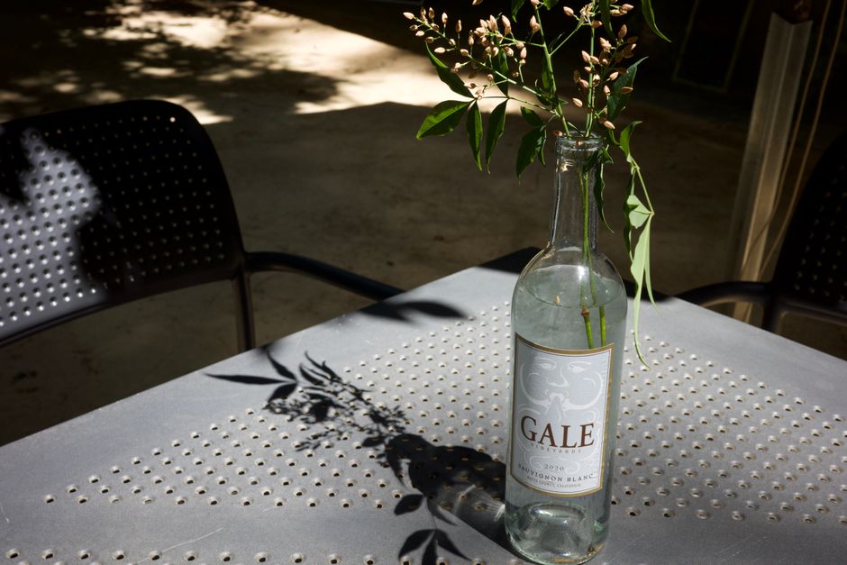 Wine-Bottle Vase using pressed botanicals — diy-creativity · Upcycling