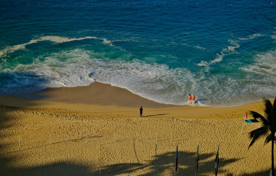 Beach Stroll during a morning transition — wellness · Walking & Outdoor