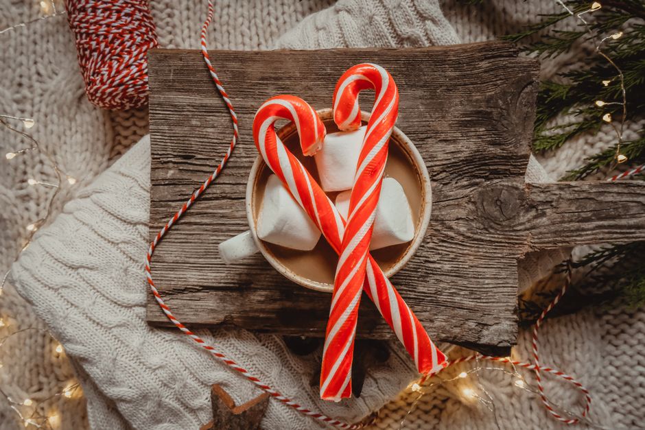 Hot Cocoa Bar with a playful party favor — celebrations · Christmas