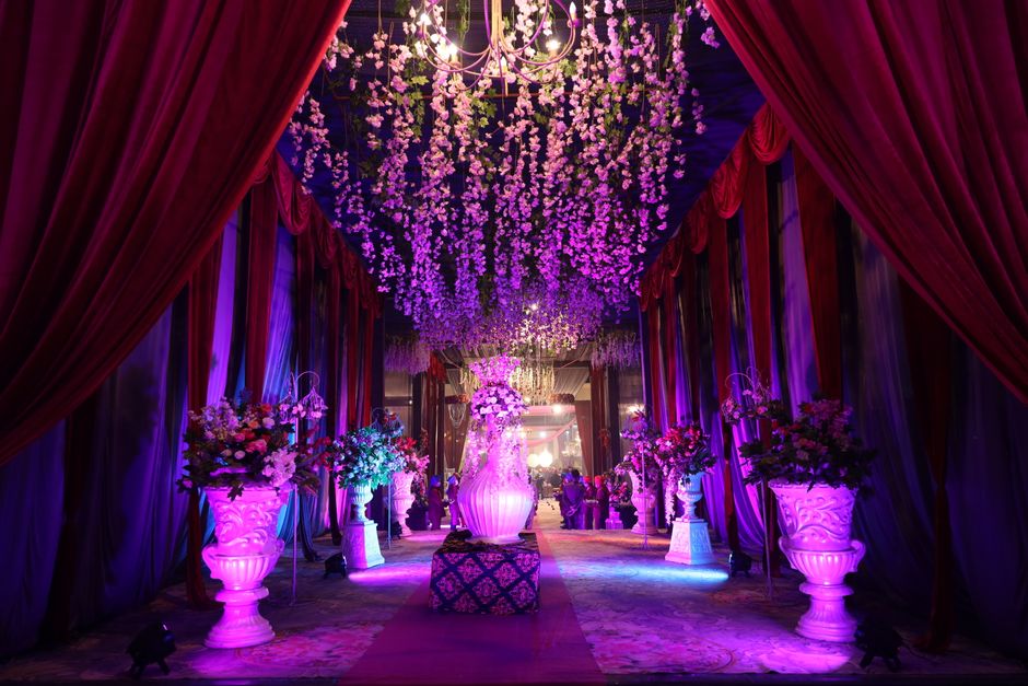 Theme Reveal Entrance around a quiet morning celebration — celebrations · Parties