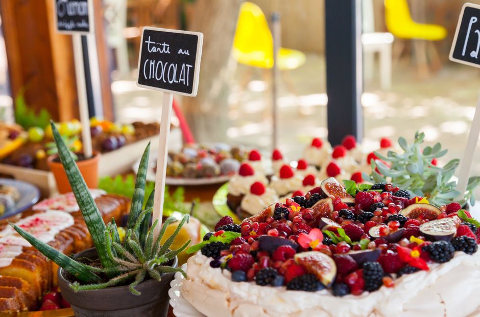 Fresh Fruit Dessert Table with a self-serve station — food · Food & Hosting