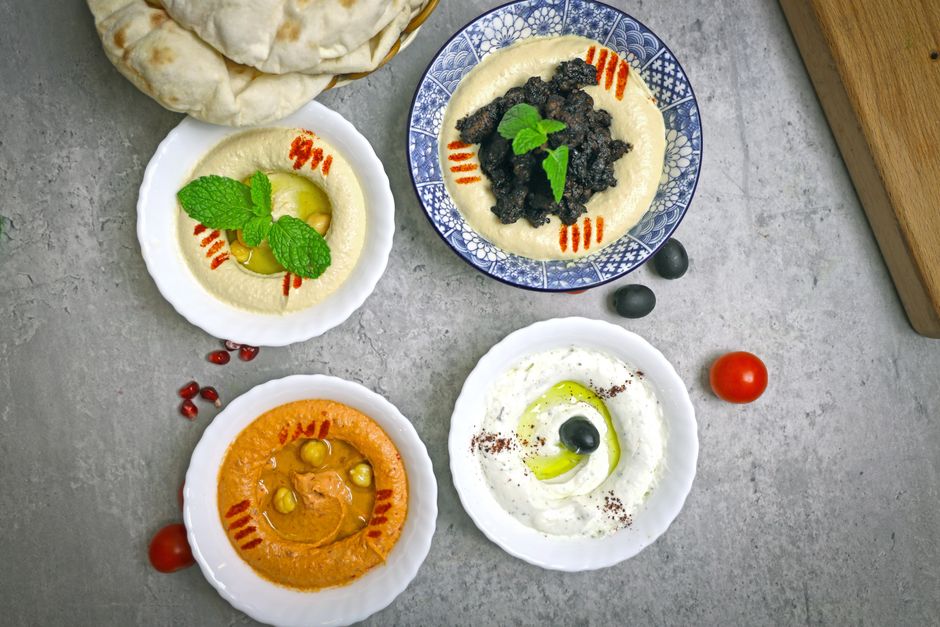 Whipped Feta Dip with chili-lime seasoning — food · Snacks